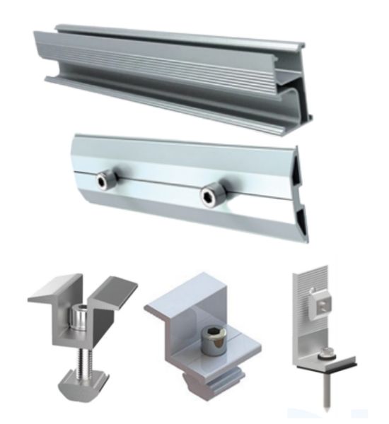Rieles y Soportes de Aluminio Netsol